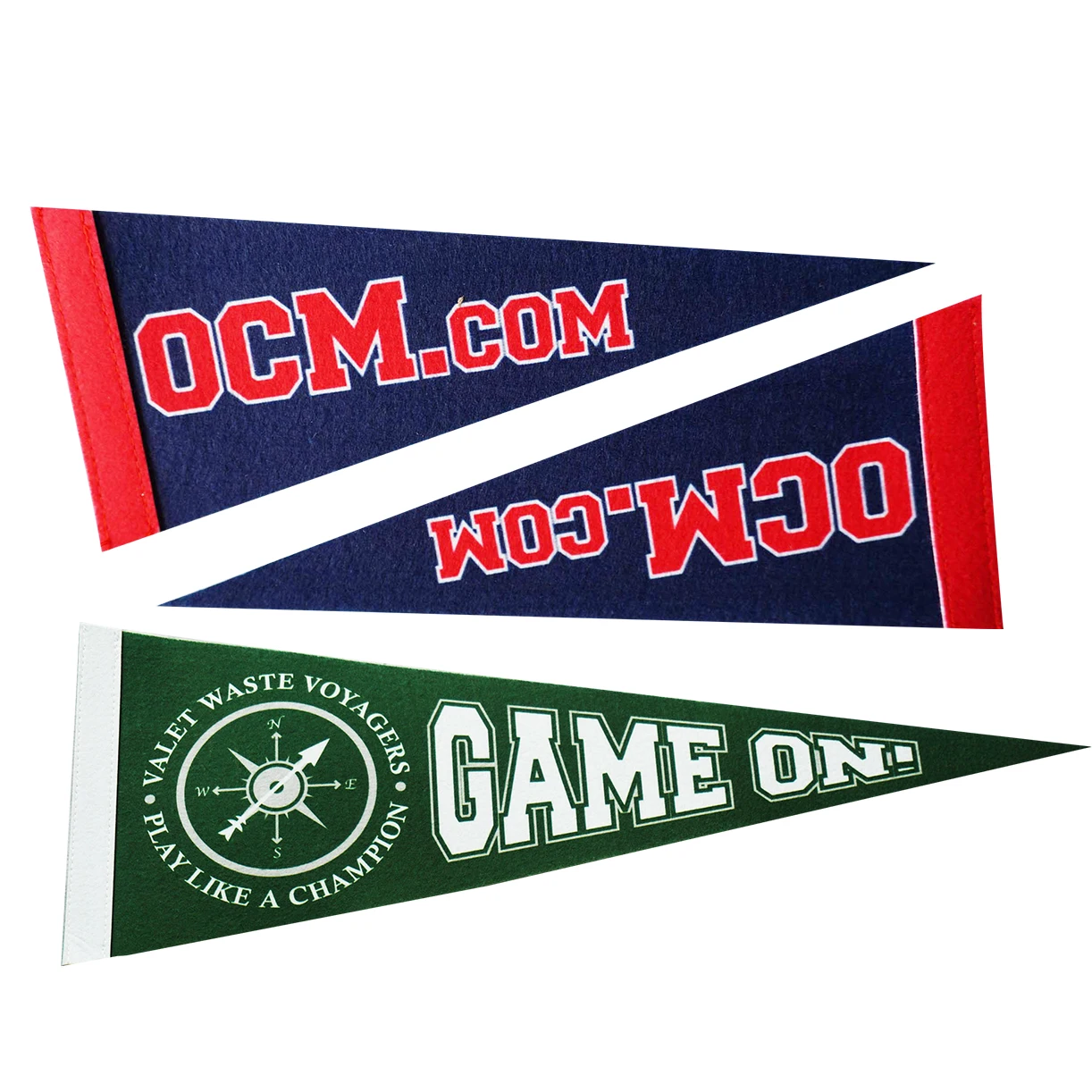 Фетровые Треугольные флаги на заказ треугольные шерстяные фетровые вымпелы