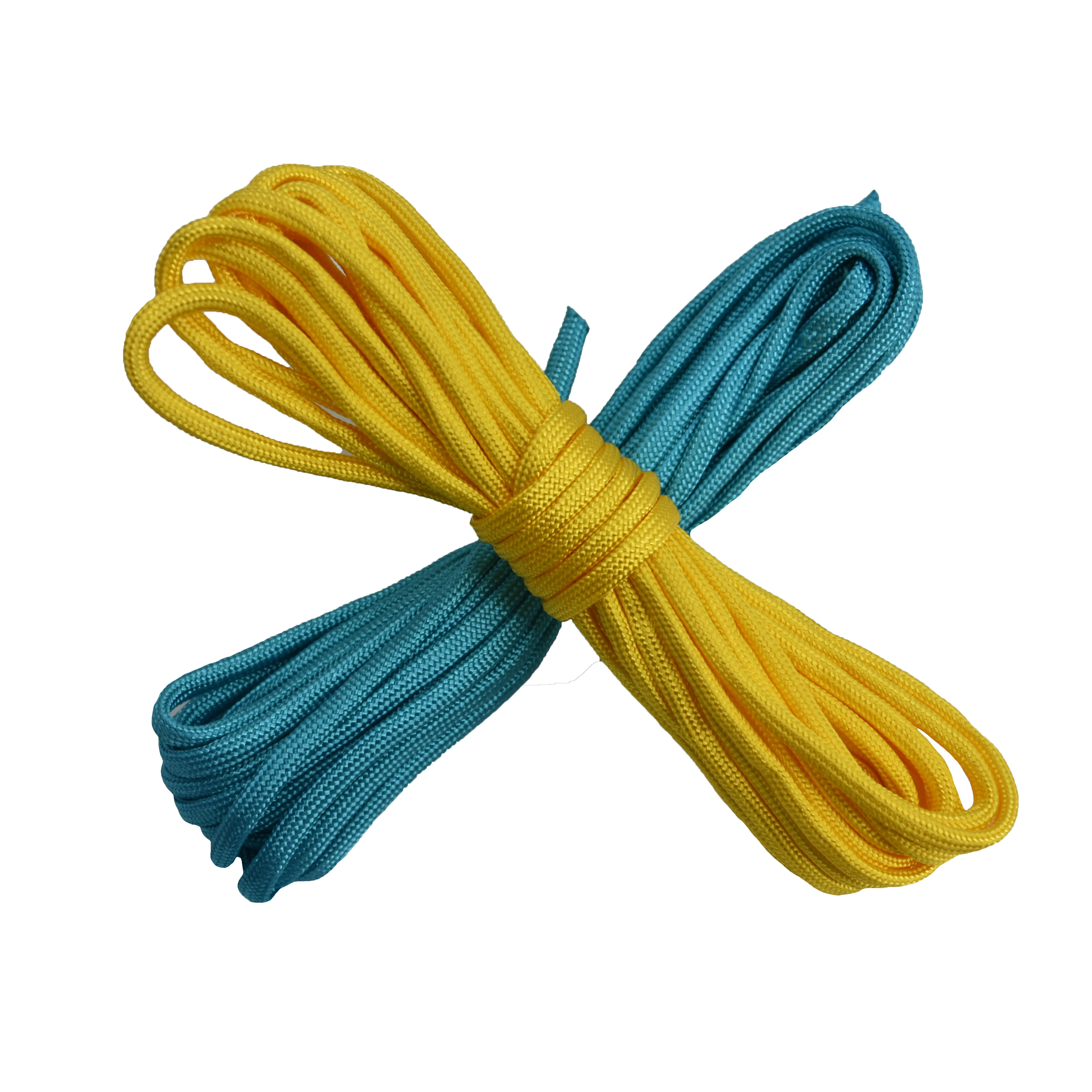 custom Camping Hiking 550 750 2mm 4mm 6mm 100m reflective Paracord Woven Outdoor Heavy Duty Paracord