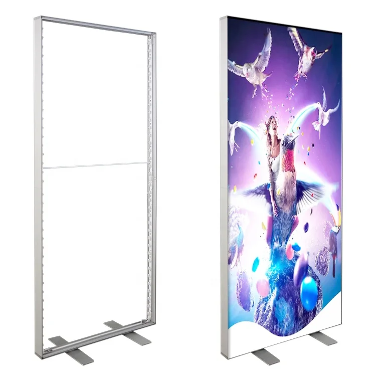 Halloween product portable SEG frame led sign light box with fabric printed