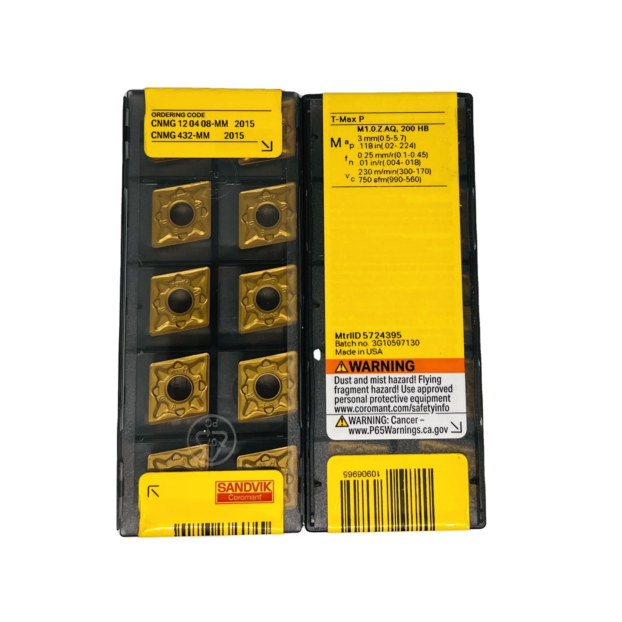 Sandviks 10 шт. CNMG090304 CNMG090308 режущие инструменты Токарные вставки