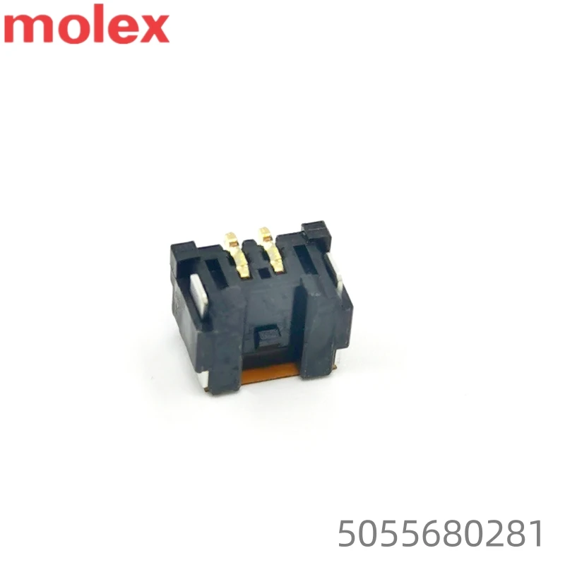 Genuine 1.25mm SMD Molex Connector 5055680281 Wire to Board 2 Pin Male PCB Surface Mount Black Header for Sale