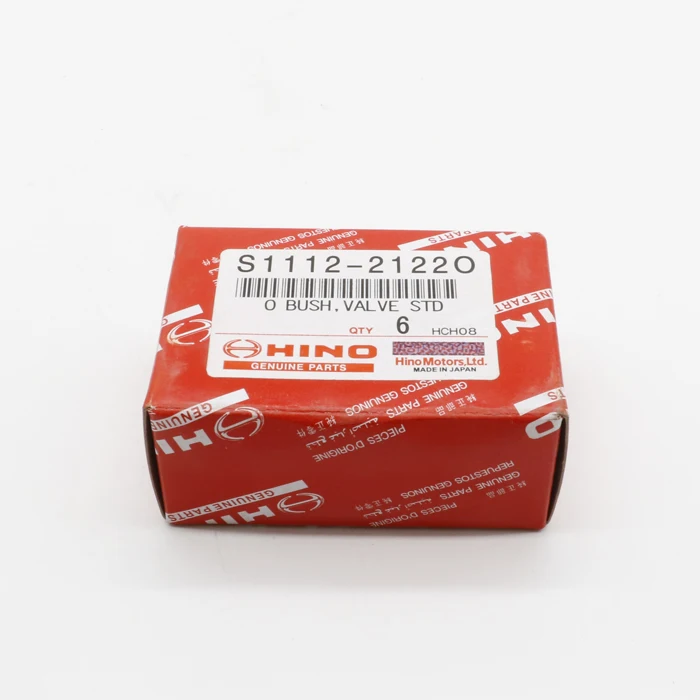 Genuine Excavator Engine J05E J08E Bushing Valve Guide S1112-21220 S111221220 Intake Valve Guide