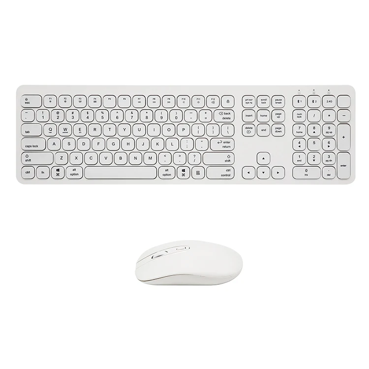 Adopt Scissor Key Structure Design 4d Button 2.4ghz Office Wireless Keyboard and Mouse Combo