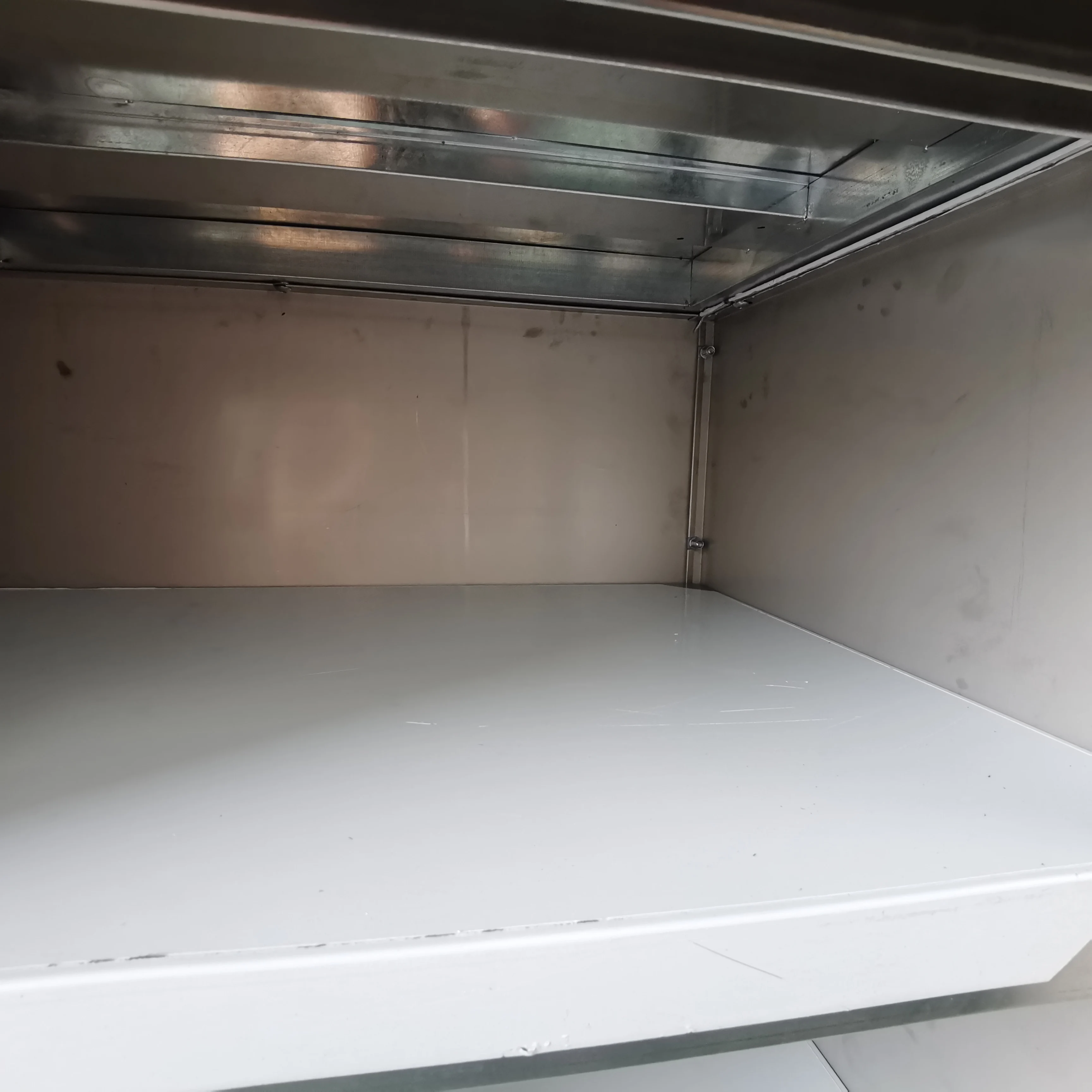 Customized Stainless Steel Foot Operated Sink With Four Door Outdoor Storage Locker Waterproof Metal Cabinet