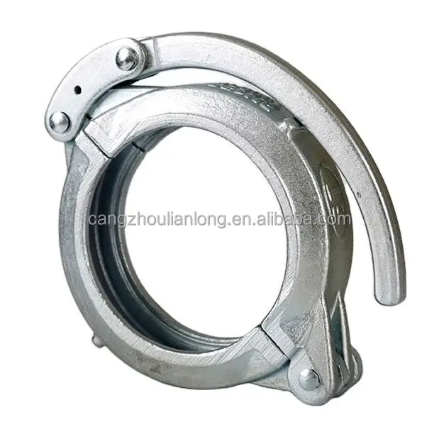 Putzmeister concrete pump DN125 clamp quick rubber hose Spare parts 125 snap coupling clamp