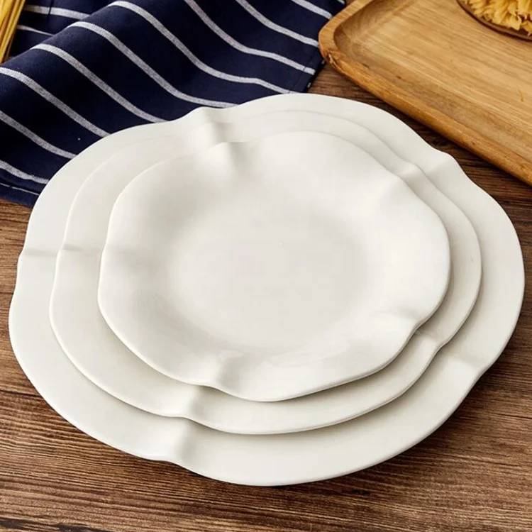 
eco ware white porcelain dessert plates 