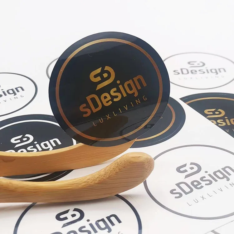 PVC Car Logo Wholesale Custom Waterproof Transparent Personalized Label Stickers for Decoration