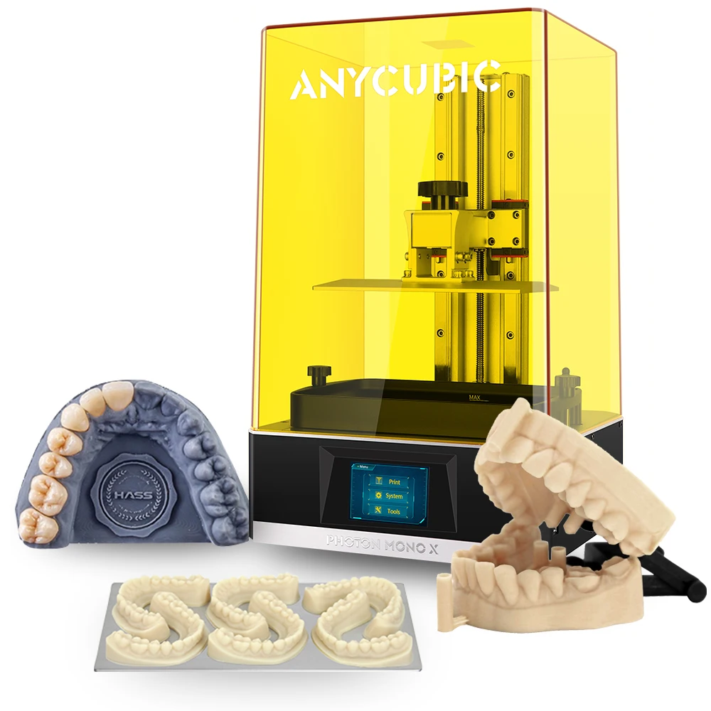 ANYCUBIC impressora высококачественный ЖК-экран СВЕТОДИОДНЫЙ УФ-полимер стоматологический 3d