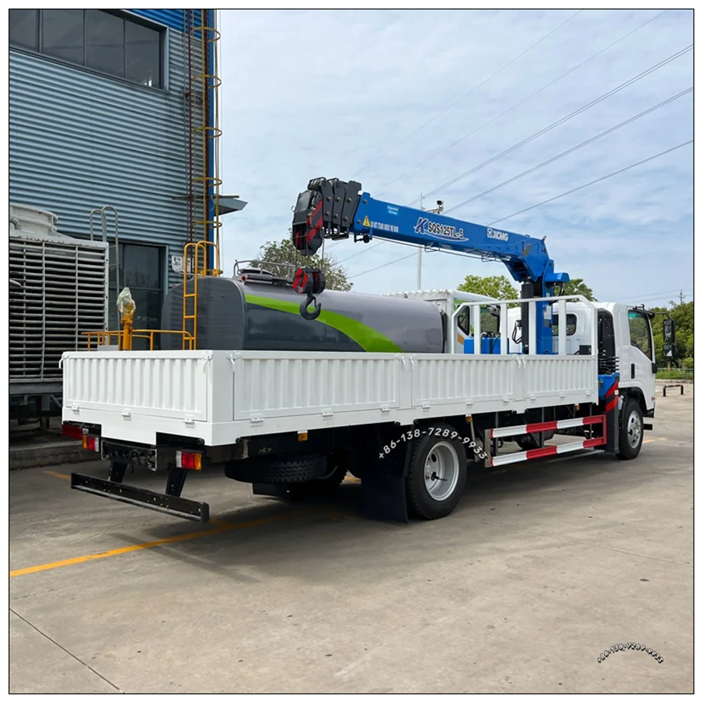 Japan Truck Mounted Cranes 4x4 4x2 4ton 5 tons Straight telescoping boom Arm Crane Truck