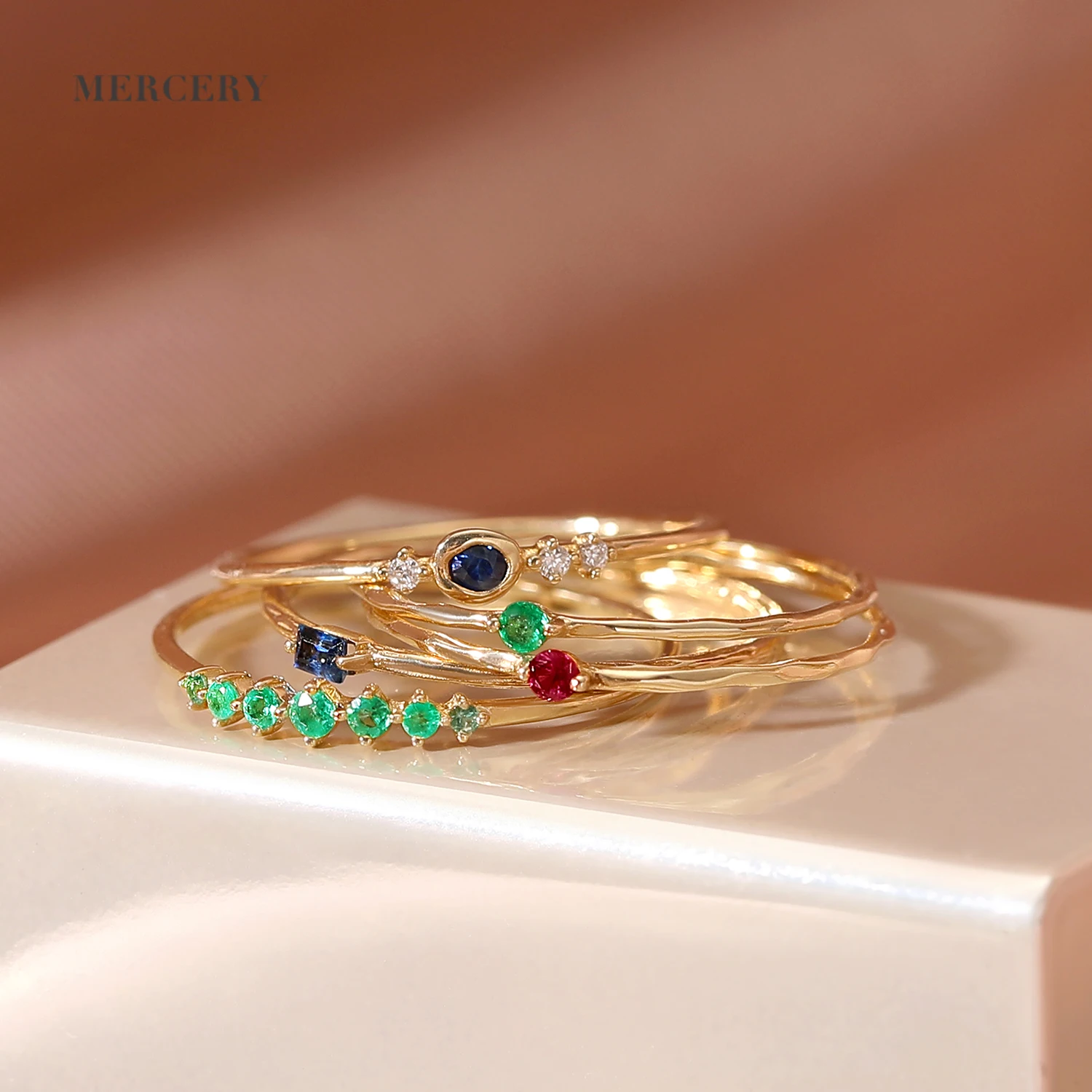 2022 Summer Gemstone Jewellery Earring Necklace 14K Gold Ring Solid Gold Fine Jewelry Jewelry Sets