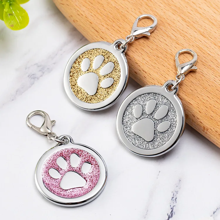 Hot selling custom dog nameplate engrave logo dog id medal