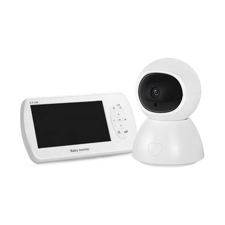 
wireless 4.3 inch baby video monitor wifi infant caretaker monitor camera 