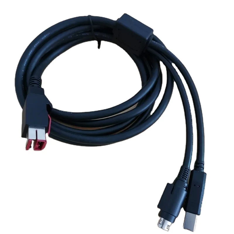 Hosiden 3pin din и usb b-24V Powered USB кабель для NCR POS Кабель