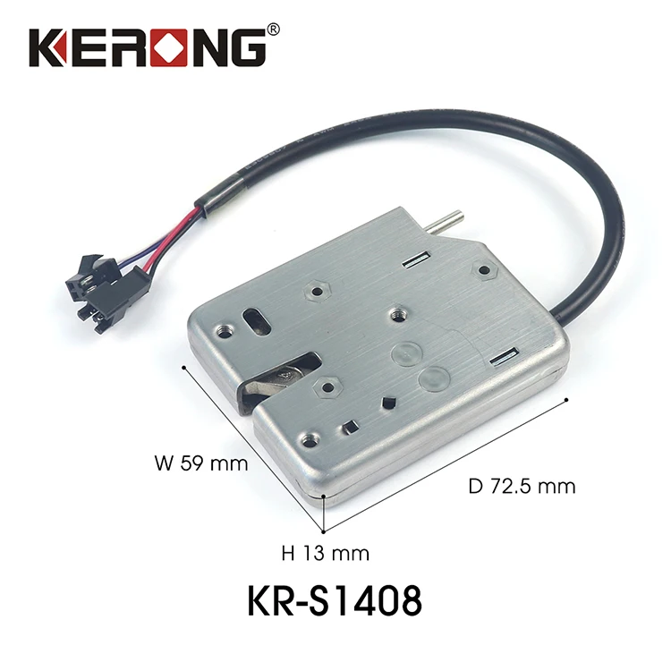 KERONG Hidden Electric Magnetic Spring Cabinet Door Latch