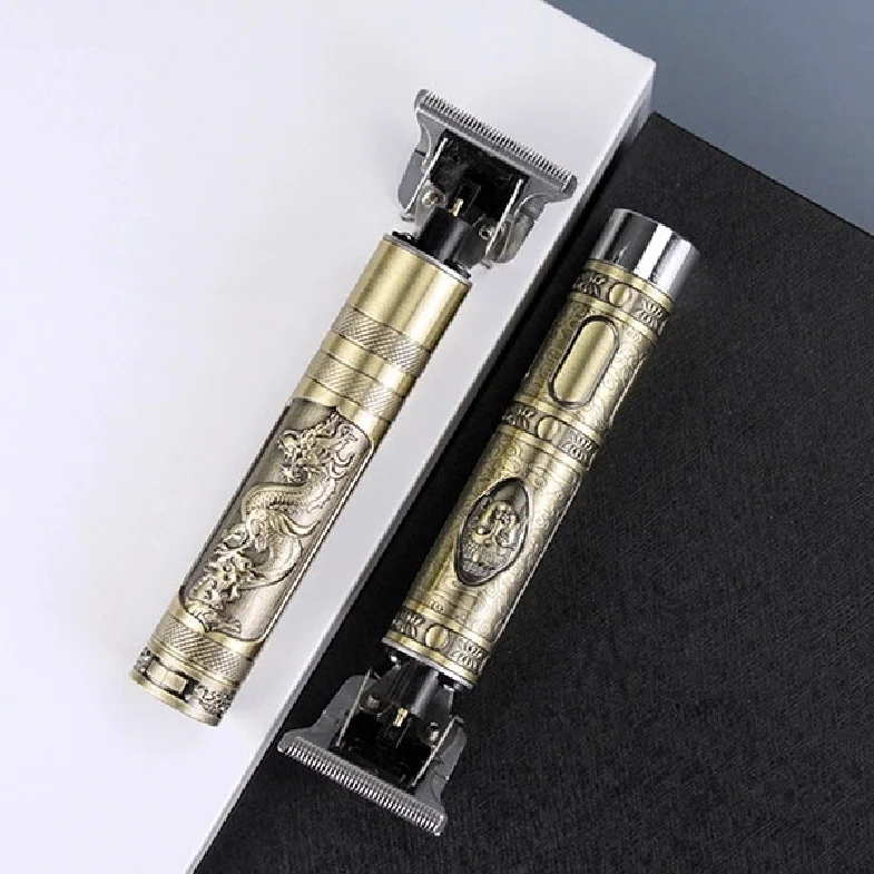 Electric Shaver Rechargeable Dragon Buddha head Hair Trimmer R Blade Trimmer Haircut Set Cordless T9 Hair Clipper