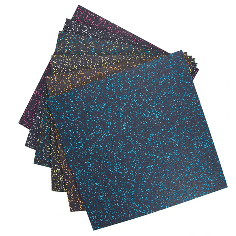Safety Recycled Gym Tiles Heavy Duty Area Shock Absorbing Rubber Flooring Plastic Interlocking Mats/ Rubber Tiles