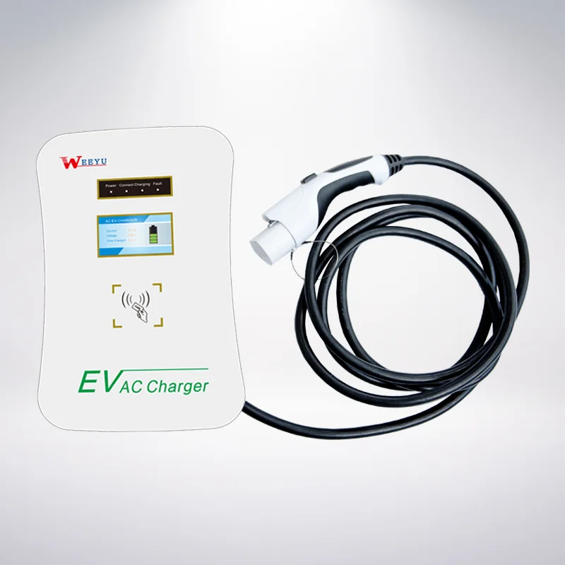 Level 2 16 Amp EV Charger Wall Mount for Hotels