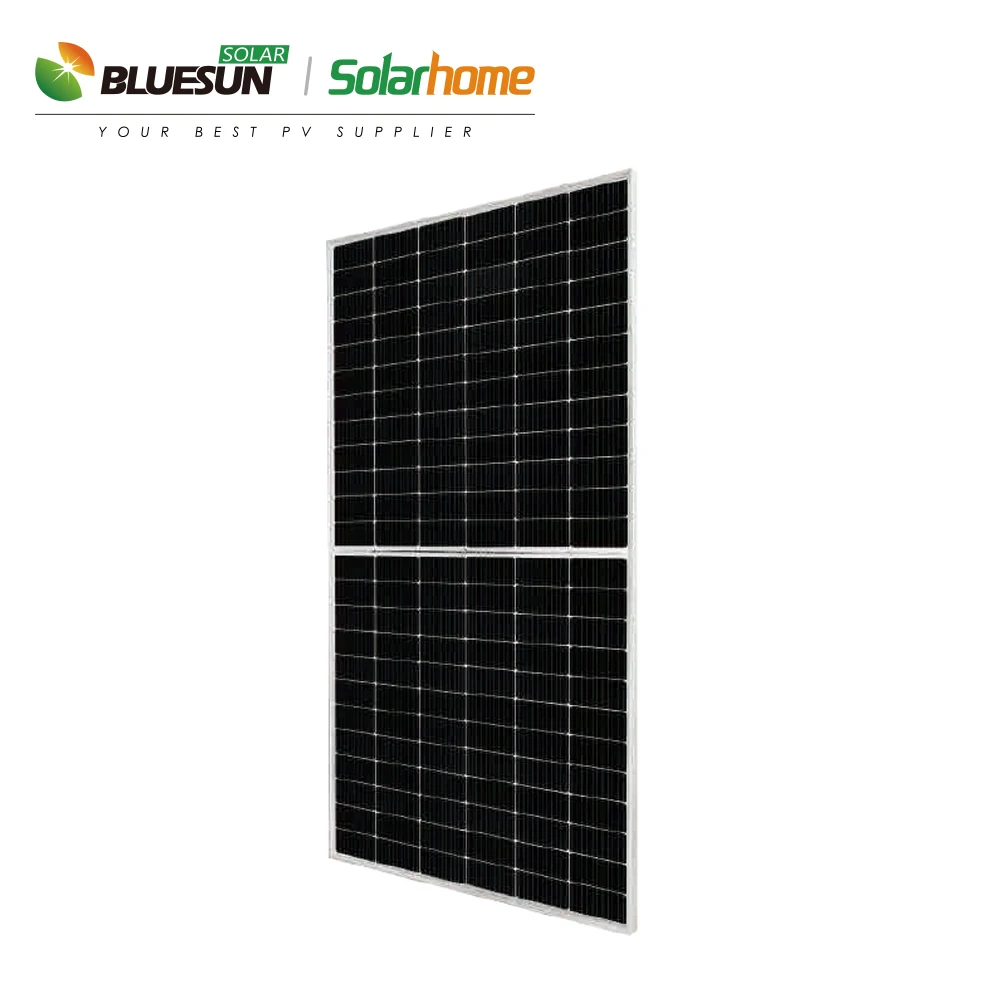  solar power panel Bluesun 600w placas solares fotovoltaicos 182mm half cell 550w 540w price