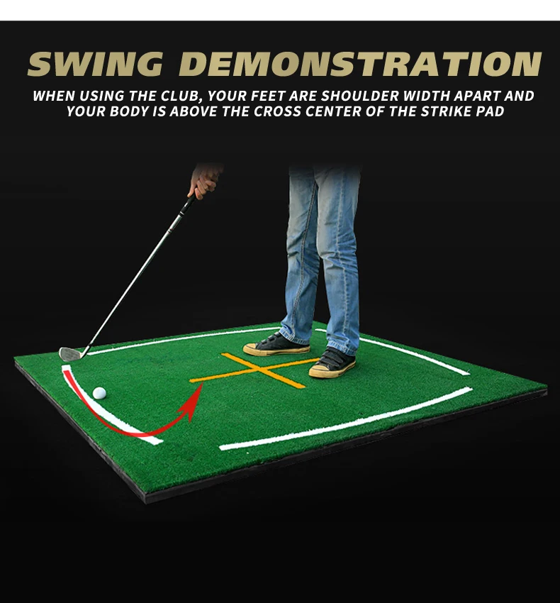 SXL Manufacturer Wholesale Professional Golf Teaching Mat Golf Hitting Mat Golf Practicing Mat