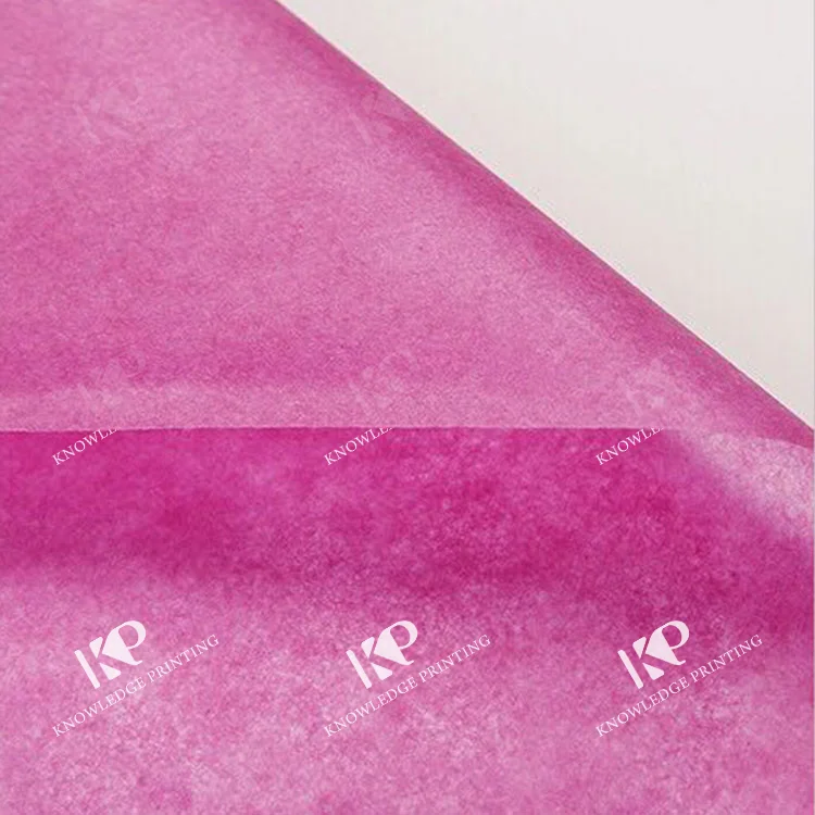 
KP 17gsm custom tissue paper wrapping with logo 