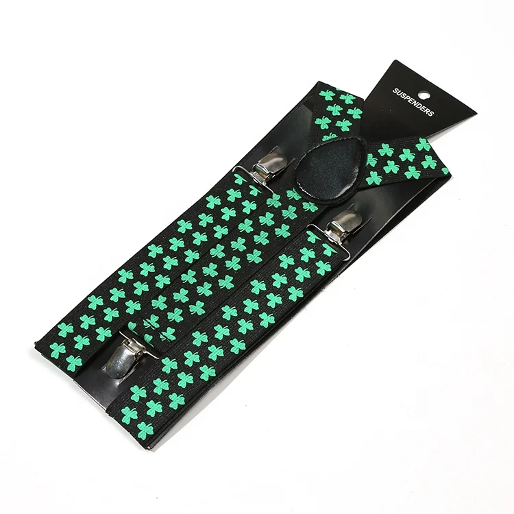 Y shape back strap elastic belt decorative gift belt with printed laser design new suspenders for pants tapes brace  adjustable