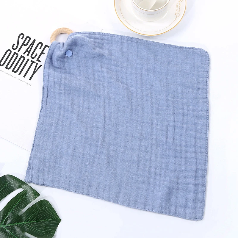 Newborn Organic Cotton Security Blanket Sleeping Comforter Amazon Hot Sale Baby Muslin Bamboo Cotton Blanket Gift for 0-12 Month