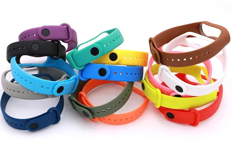 New Sport Replacement Silicone Wrist Strap Watch For original Xiaomi MI Band 4 3 Smart Bracelet NFC Sports Wristband Miband