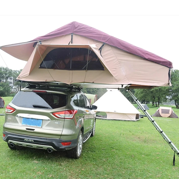 2022 Wholesale sale outdoor tent CarRooftop Tent camping hard shell roof tent3-4person auto camping tent