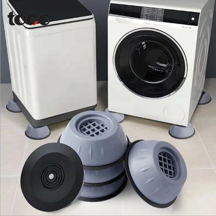 Токо стиральная машина с фиксированным нескользящее покрытие гарантируют защиту 4 шт. противоскользящие резиновые коврик для ног резиновая ножка стиральная машина
