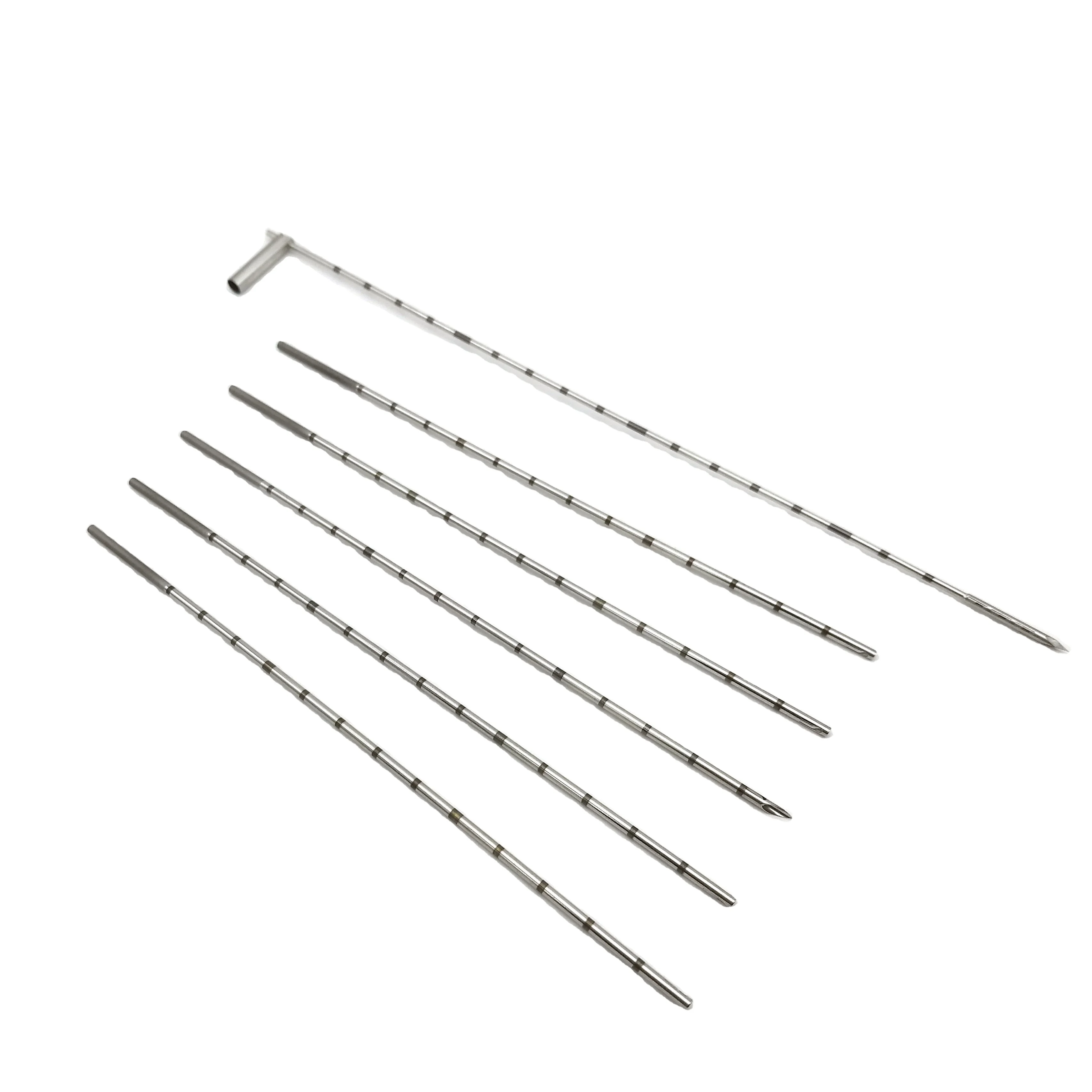 Customized stainless steel Disposable Chiba biopsy needle trocar pleural biopsy needle