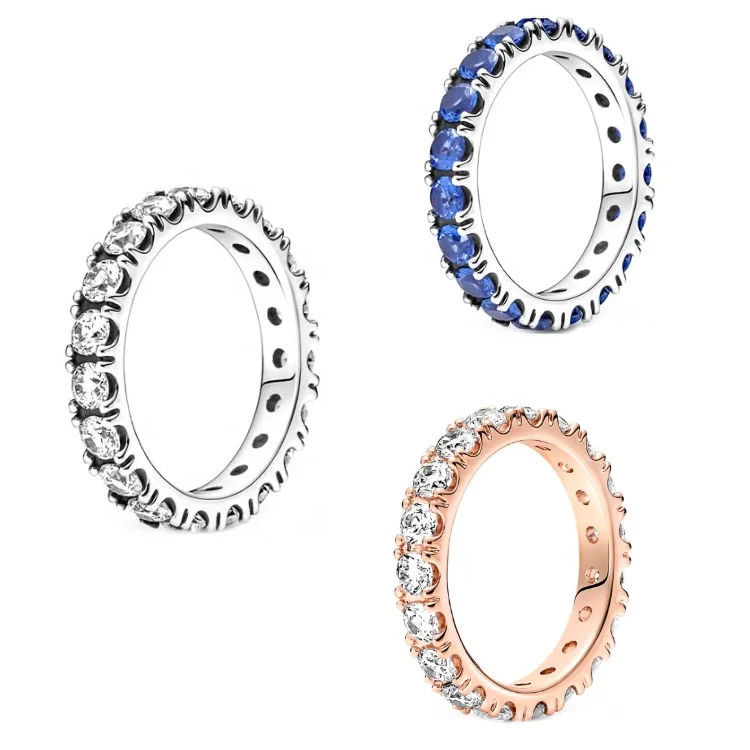 2021 новый продукт S925 Серебряное кольцо Модные pandoraer леди циркон кольцо