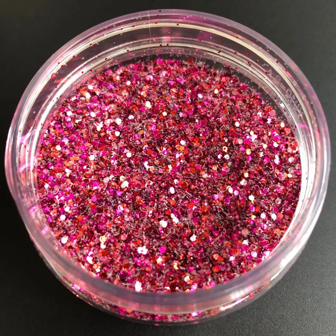 Оптовая продажа, объемные косметические свободные блестящие пигментные хлопья для макияжа, переливающиеся массивные блестящие смеси