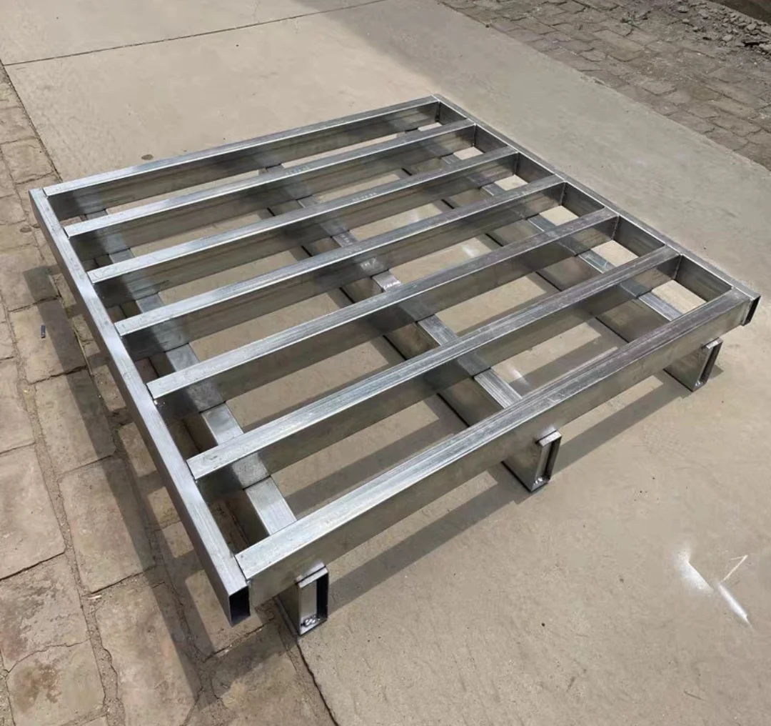 Customized Warehouse Forklift Heavy Duty Iron Steel Pallets For Sale Storage Use With Pallet Racking Systems Pallet Supplier