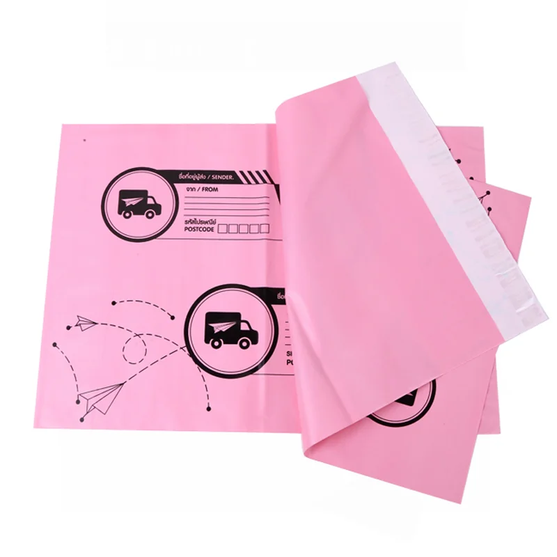 Custom courier bag printed logo sealable waterproof poly mailer plastic shipping  envelopes mailing bags