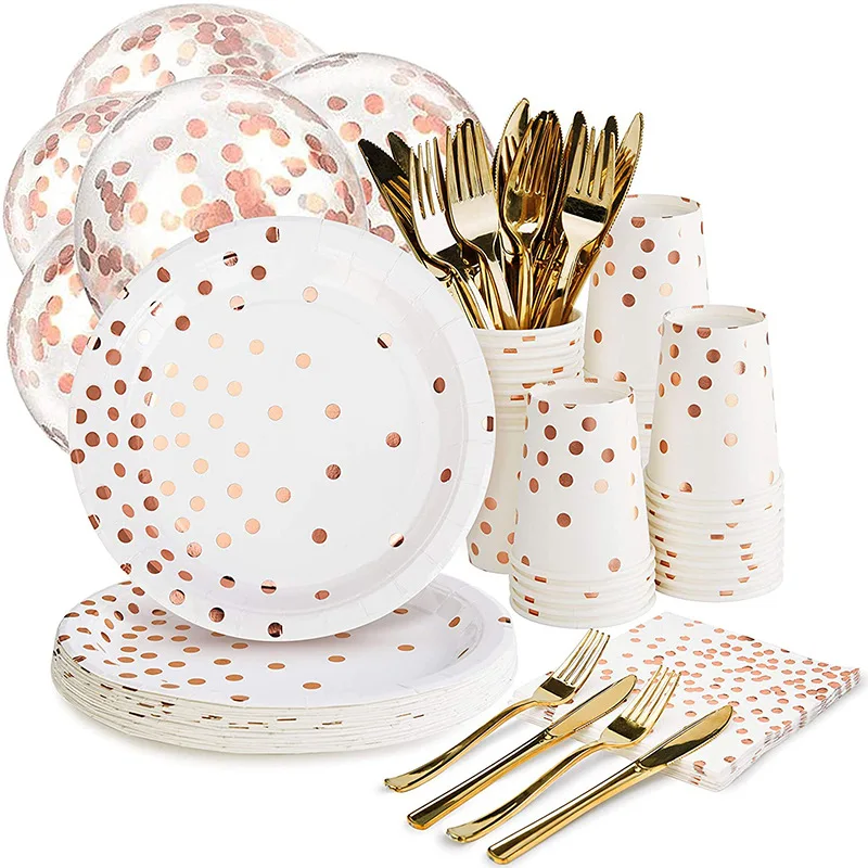 Disposable party wedding custom color kids paper plates crafts rectangular square paper plates