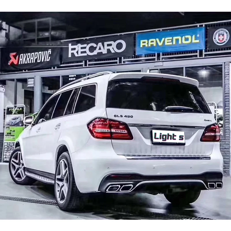 AMG style Body kit for Benz GLS-Class X166 PP material bodykit with Front and Rear bumper assembly