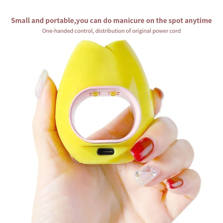 Portable Fast Drying Finger USB Rechargeable Nail Finger Lamp Mini Light Dryer UV Led Nail Lamp For Gel Curing