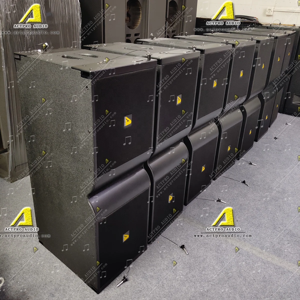 PA Speaker Dual 8 Inch KR208 Line Array PRO Sound KR208 Loud Speaker Powerful Bass 18 Inch Subwoofer Sb18 Sb28 Ks28