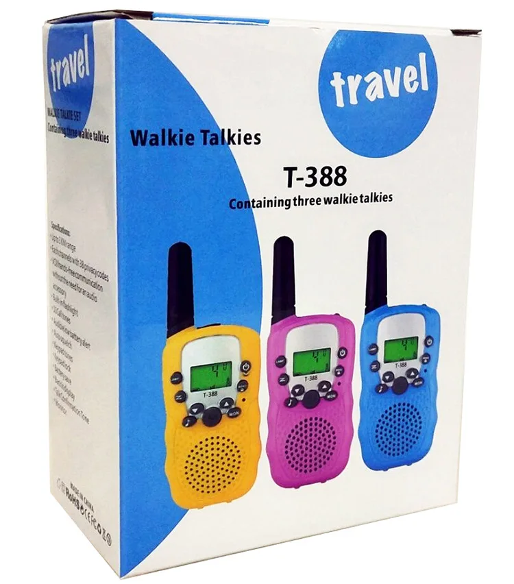 3KM Long Range Outdoor Adventure Child Kit Two Ways Radio Kids Toy Play Mini Children Walkie Talkie