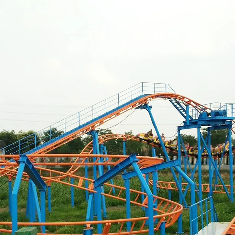 Wholesale amusement Thrilling amusement park funfair rides roller coaster amusement park rides for sale