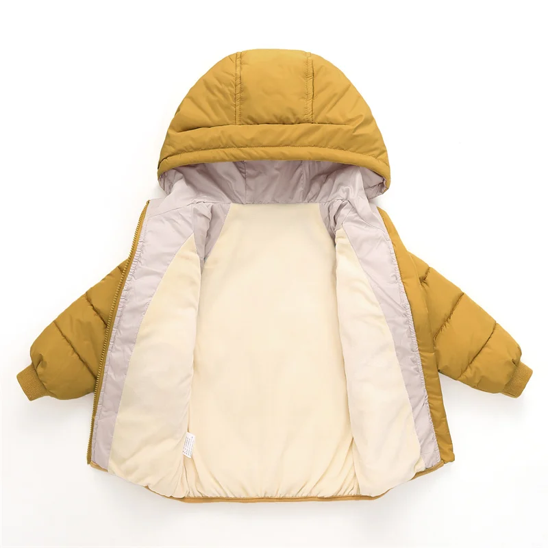 2023 baby girl winter coats and jackets Cotton Clothes Boys Girls Cotton plush baby warm cotton jackets
