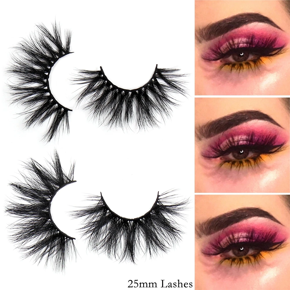 Wholesale dramatic 25mm mink eyelash vendor diamonds customized boxes packaging cases fluffy 5d mink eyelashes