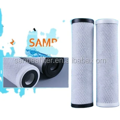 RoHS Certified CTO 10inch 1micron Water Filter Cartridge and Carbon Block Replacement for Home and Hotel Sink Filters