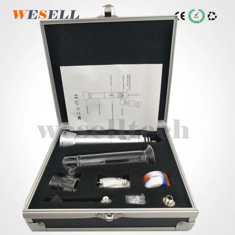 
Wholesale e cig for ceramic dish enail coil water pipes smoking wax dabber portable h enail concentrates ceramic 