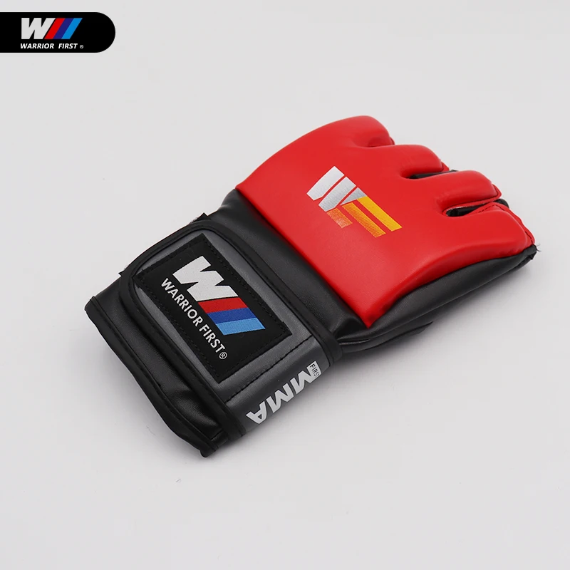 
Half Finger Boxing Gloves Soft PU Leather MMA Fighting Kick Boxing Gloves Karate Muay Thai Training Workout Gloves 