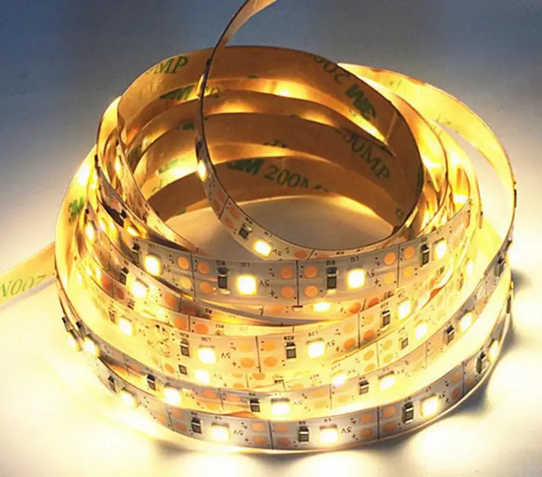 Светодиодные ленты smd 2835 5 в пост. Тока 60 светодиодов/м IP 20 2 м/м