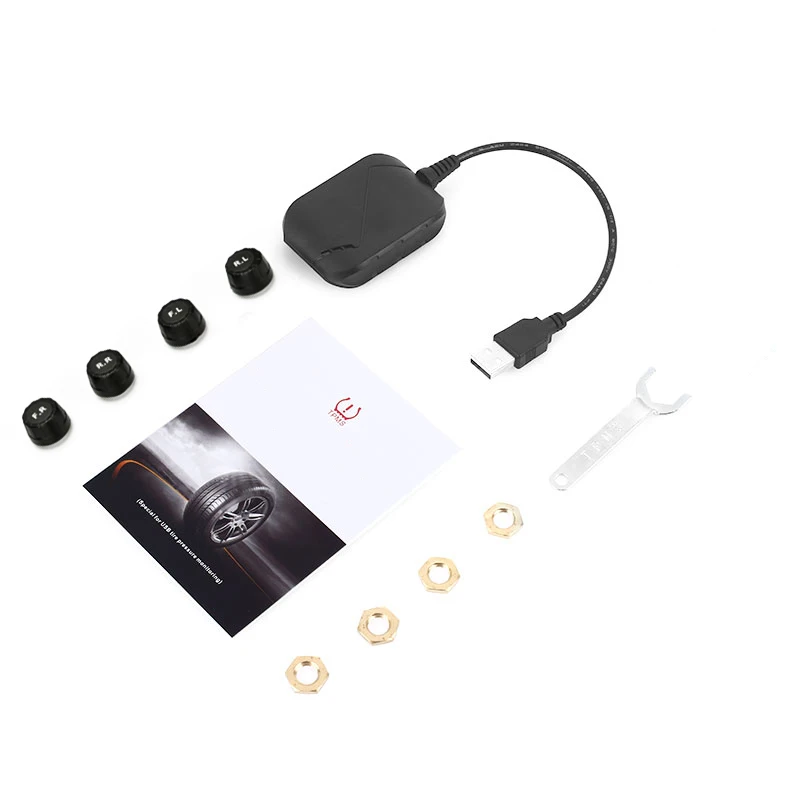  Заводская цена TPMS датчик Внешний USB приемник Android оригинальный экран монитор давления в шинах для автомобиля