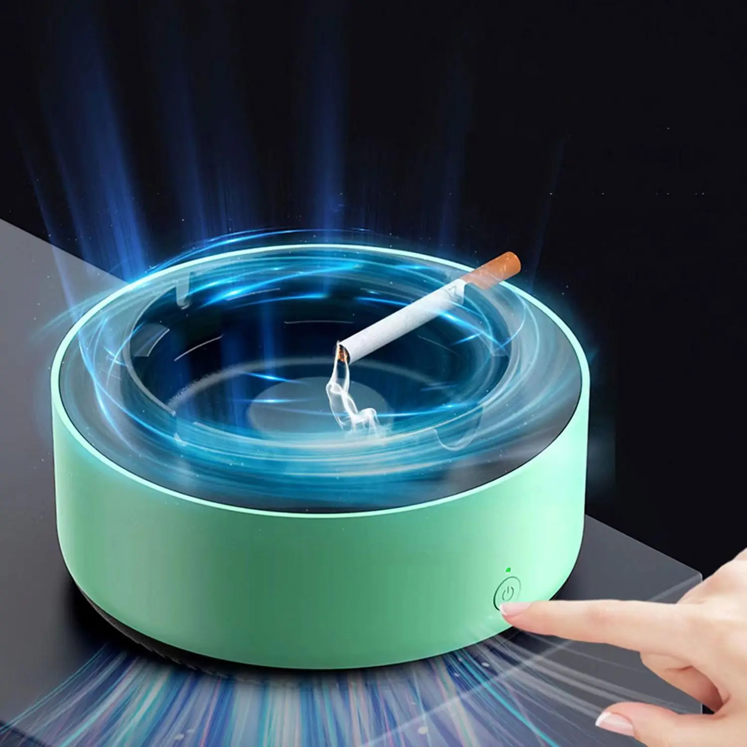 electric ashtray air purifier anti smoke smart smokeless ashtray air purifier multipurpose ashtray with air purifier