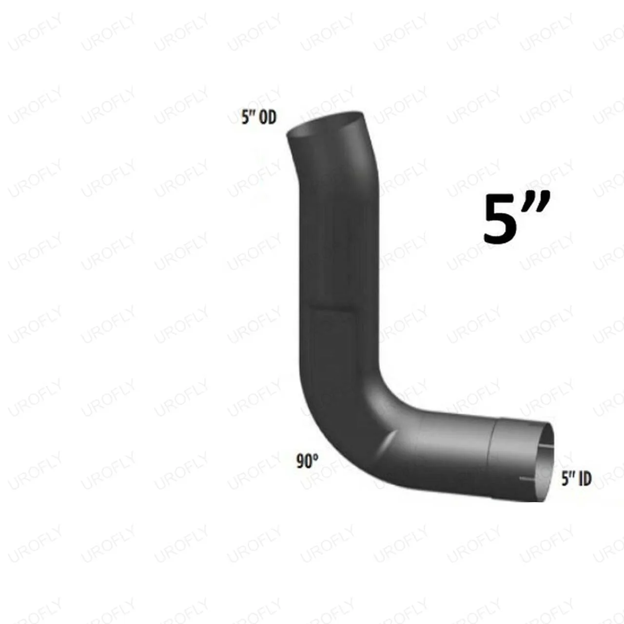 14-15073 Exhaust 90 Degree Aluminized Elbow For Peterbilt 379