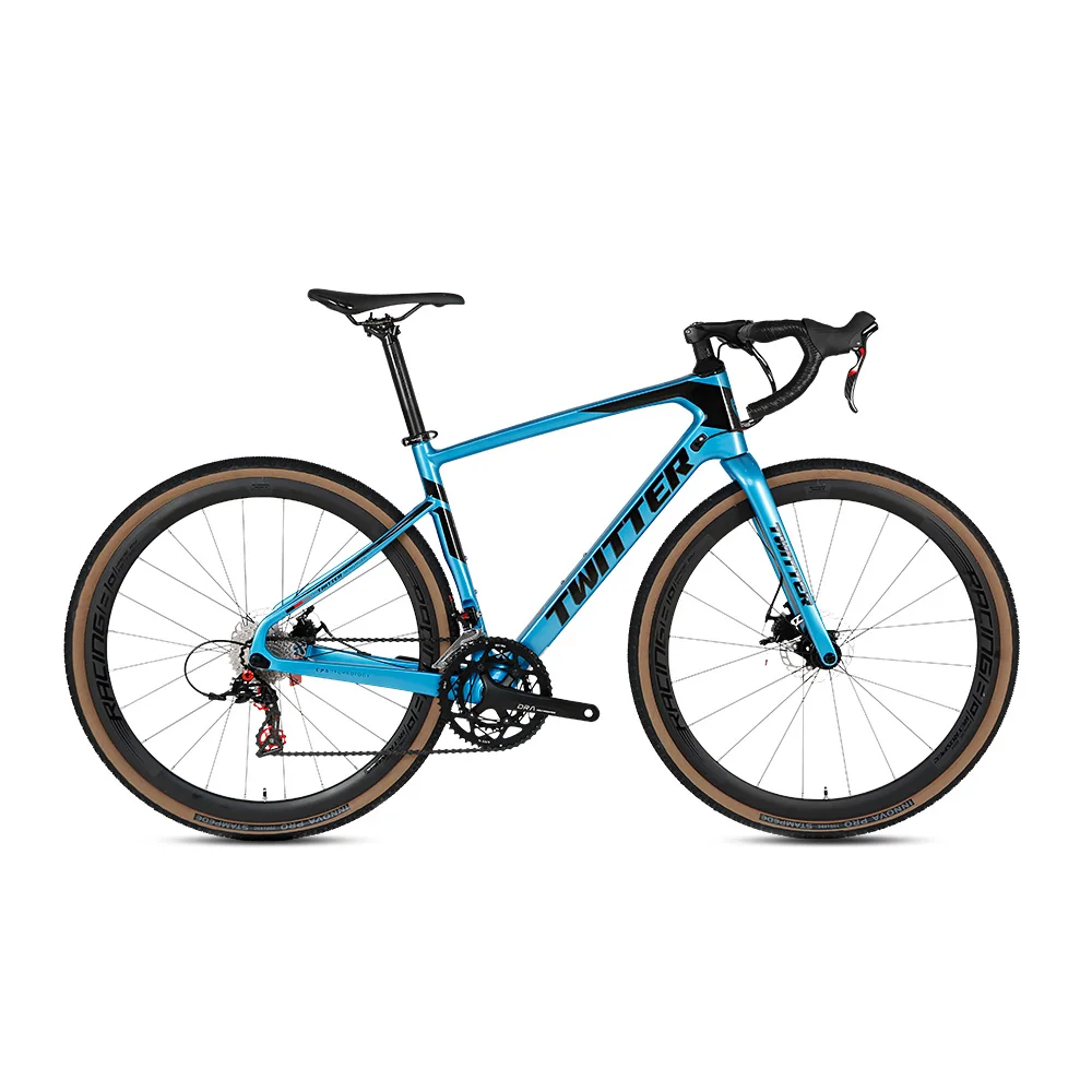 High quality cycling 700C 40mm typre Cyclo-Cross carbon gravel disc road bicycle